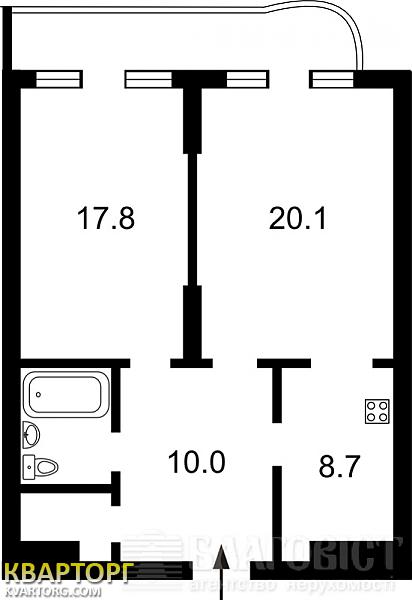 Sell 2-room apartment. Киев,  Щорса — photo 3