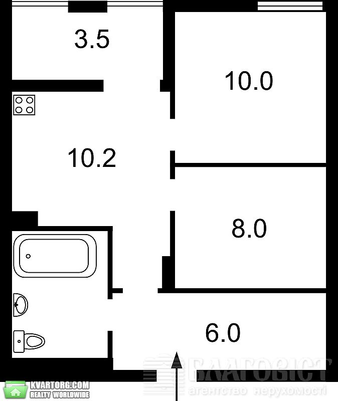 Sell 1-room apartment. Киев, Регенераторная — photo 3
