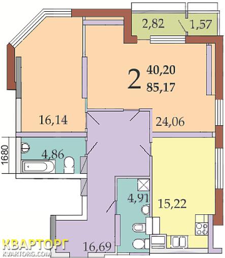 Sell 2-room apartment. Киев,  Ахматовой — photo 1