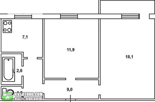 Sell 2-room apartment. Киев,  Здолбуновская — photo 4