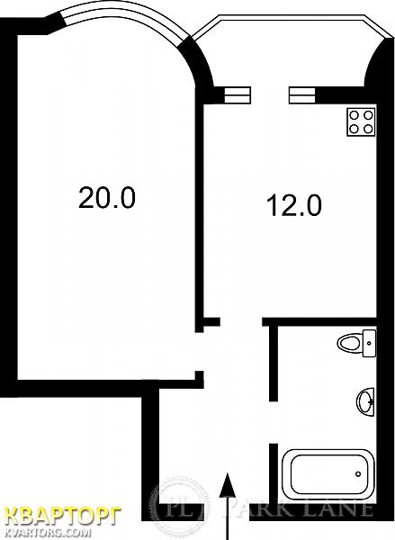 Sell 1-room apartment. Киев,  Бажана — photo 3
