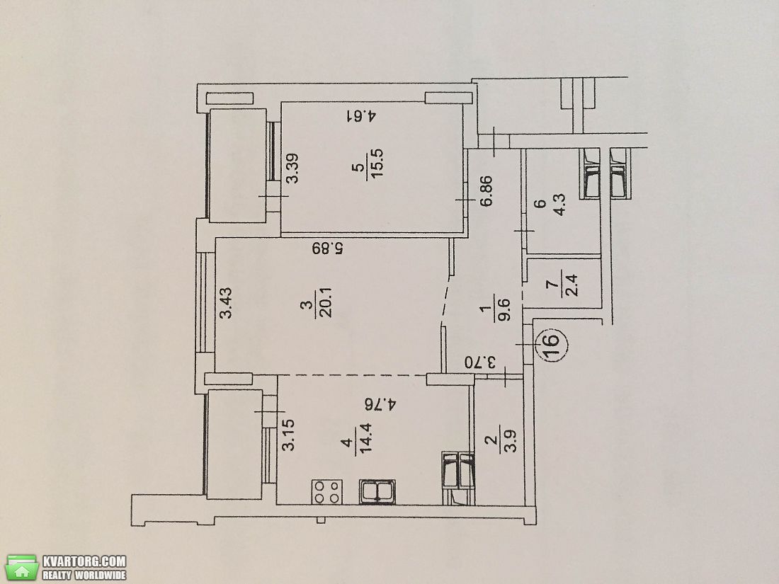 Sell 2-room apartment. Киев,  Драгомирова — photo 2