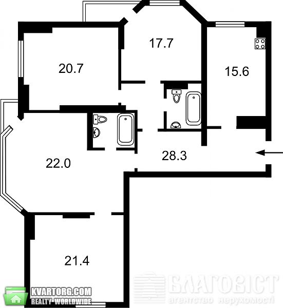 Sell 4-room apartment. Киев, Мишуги — photo 2