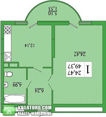 Sell 1-room apartment. Киев,  Ломоносова — photo 3