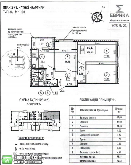 Sell 3-room apartment. Киев,  Глушкова пр — photo 3