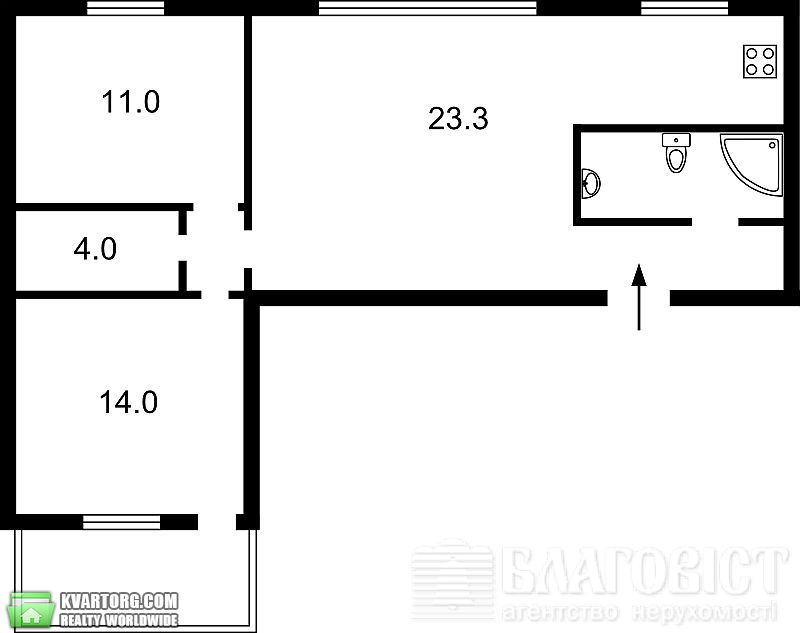 Sell 3-room apartment. Киев,  Голосеевский пр — photo 9