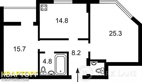 Sell 2-room apartment. Киев,  40-летия Октября просп — photo 3