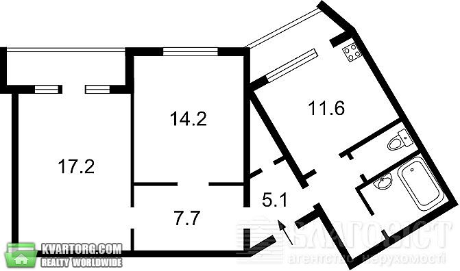 Sell 2-room apartment. Киев,  Урловская — photo 2