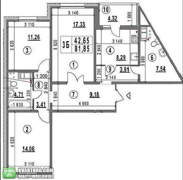 Sell 3-room apartment. Киев, Ломоносова — photo 9