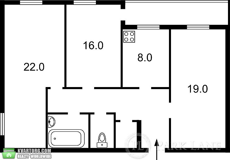 Sell 3-room apartment. Киев,  Богдана Хмельницкого — photo 2
