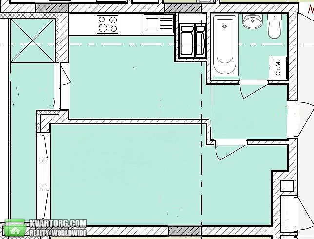 Sell 1-room apartment. Киевская обл., Панорамна — photo 3