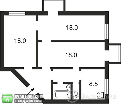 Sell 3-room apartment. Киев,  Зоологическая — photo 2