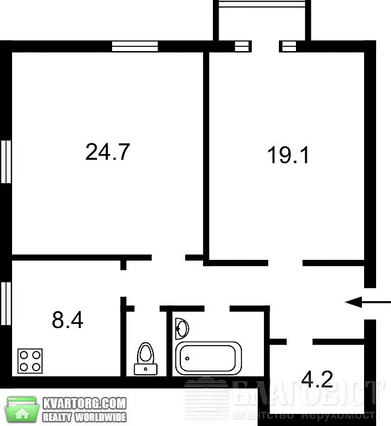 Sell 2-room apartment. Киев, Победы пр — photo 3