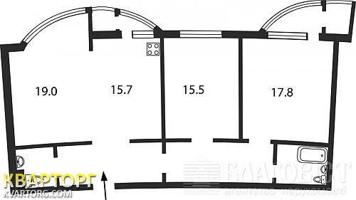 Sell 3-room apartment. Киев,  Урловская — photo 2