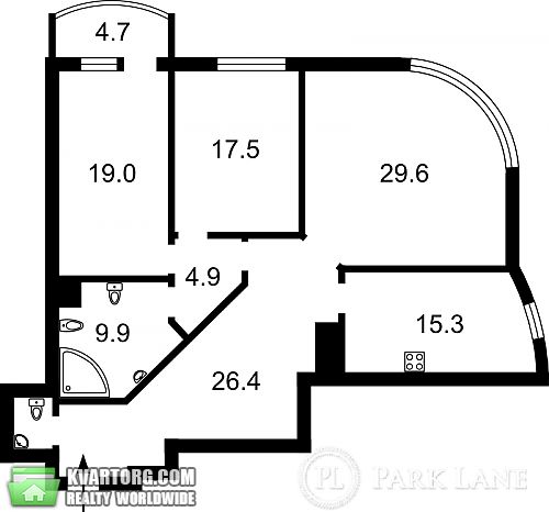 Sell 3-room apartment. Киев, Клименко — photo 4
