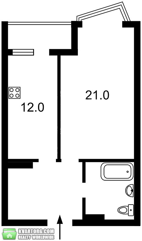 Sell 1-room apartment. Киев,  Драгоманова — photo 7