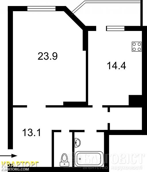 Sell 1-room apartment. Киев,  Лайоша Гавро — photo 2