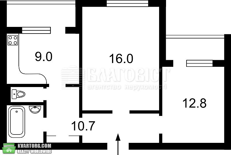Sell 2-room apartment. Киев,  Автозаводская — photo 2