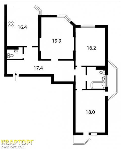 Sell 3-room apartment. Киев, Мейтуса — photo 2