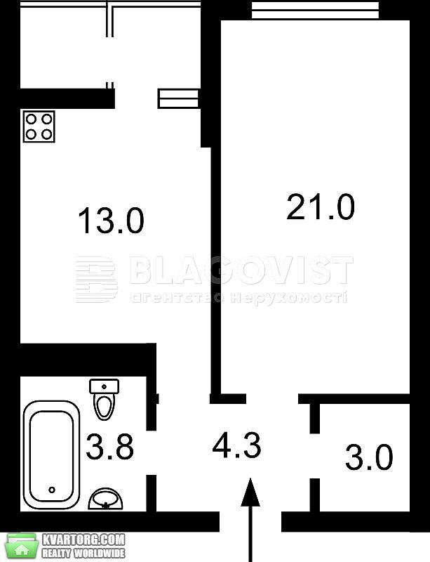 Rent out 1-room apartment. Киев,  Подвысоцкого — photo 9