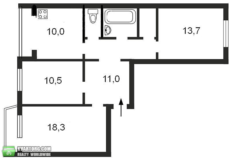 Sell 3-room apartment. Киев,  Вербицкого — photo 8