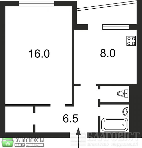 Sell 1-room apartment. Киев, Радужная — photo 3