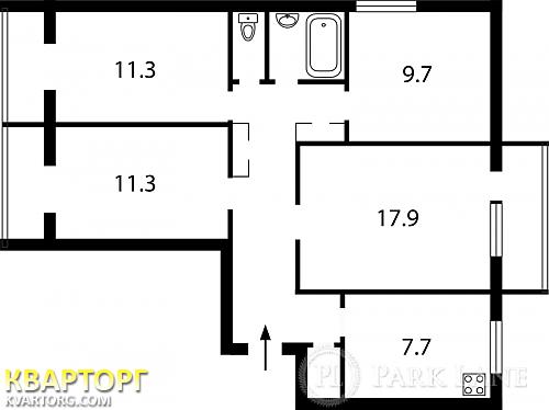продам 4-комнатную квартиру. Киев,  Клименко - фото 4