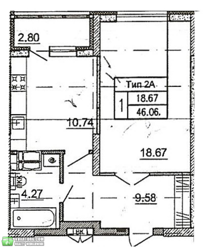 Sell 1-room apartment. Киев, Краковская — photo 2