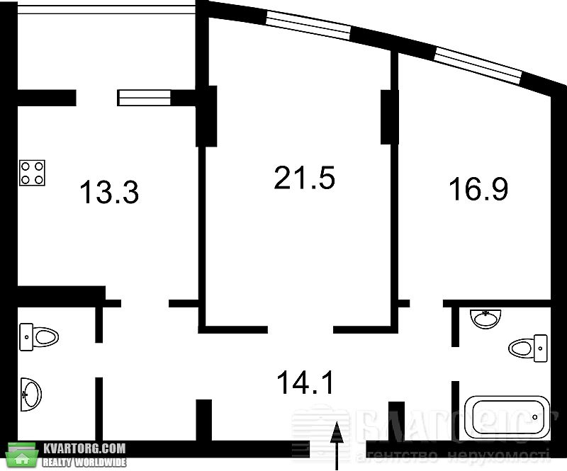 Sell 2-room apartment. Киев,  Победы пр — photo 2