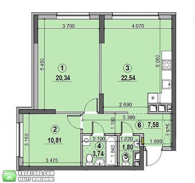 Sell 2-room apartment. Киев, Сверстюка — photo 7