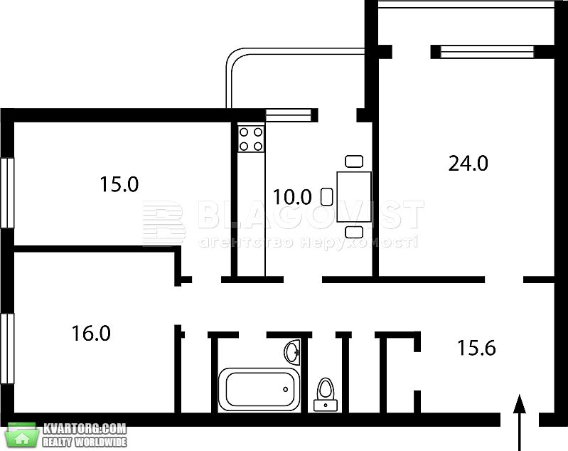 Sell 3-room apartment. Киев,  Старонаводницкая — photo 2