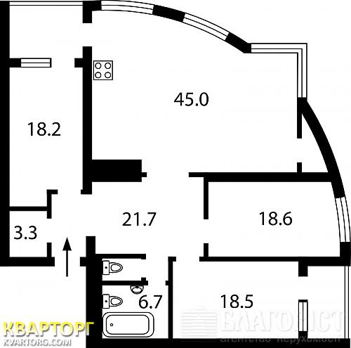Sell 5-room apartment. Киев,  40-летия Октября просп — photo 2