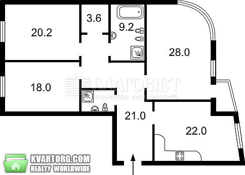Rent out 3-room apartment. Киев,  Московская — photo 2