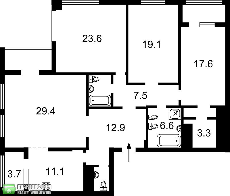 Sell 4-room apartment. Киев, Срибнокильская — photo 1