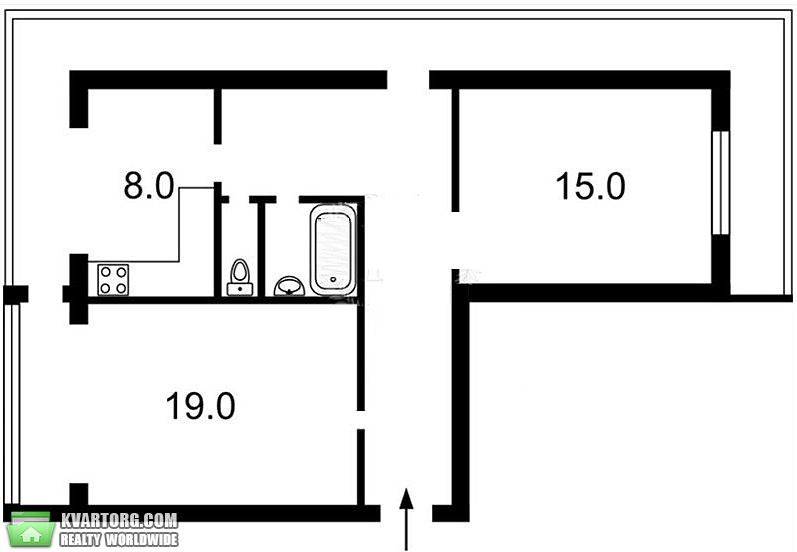 Sell 2-room apartment. Киев,  Полярная — photo 10