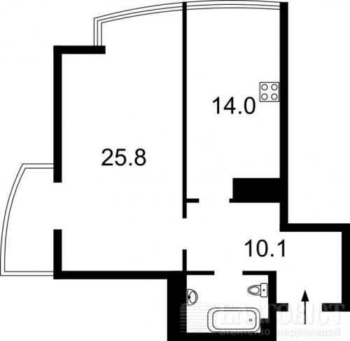 Sell 1-room apartment. Киев, Шумского Юрия — photo 4