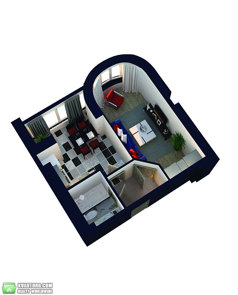 Sell 1-room apartment. Киев, Франко Ивана — photo 1