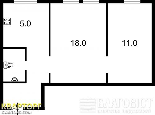 Sell 2-room apartment. Киев,  Гончара — photo 2