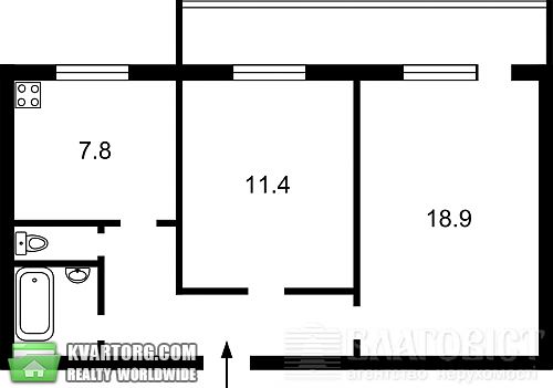 Sell 2-room apartment. Киев, Тростянецкая — photo 2