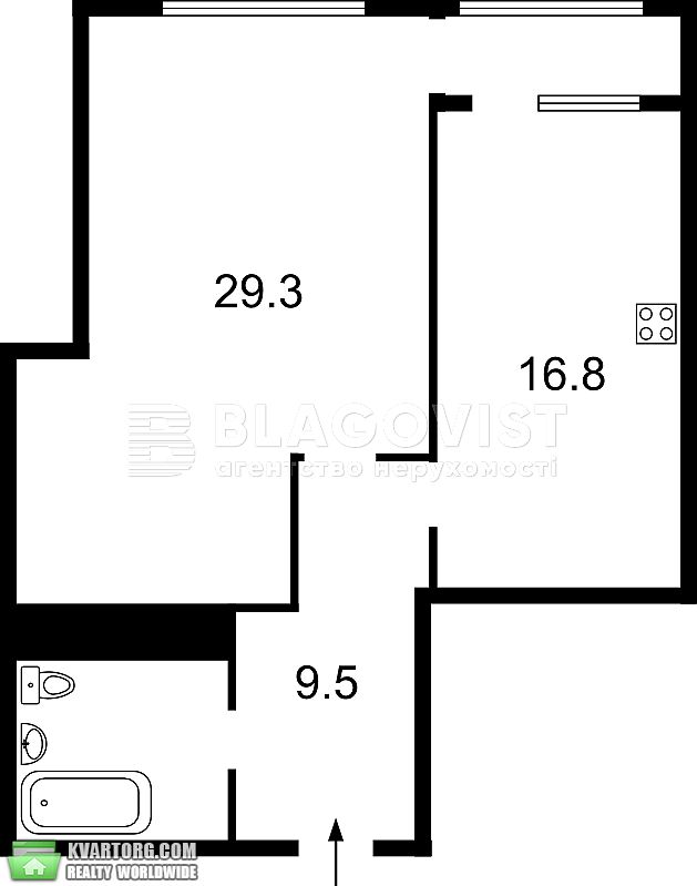 Sell 1-room apartment. Киев,  Саксаганского — photo 3