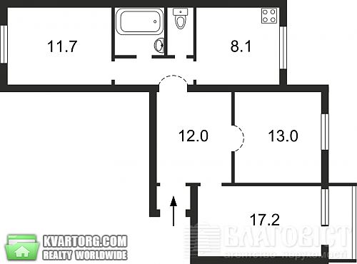 Sell 3-room apartment. Киев, Градинская — photo 10