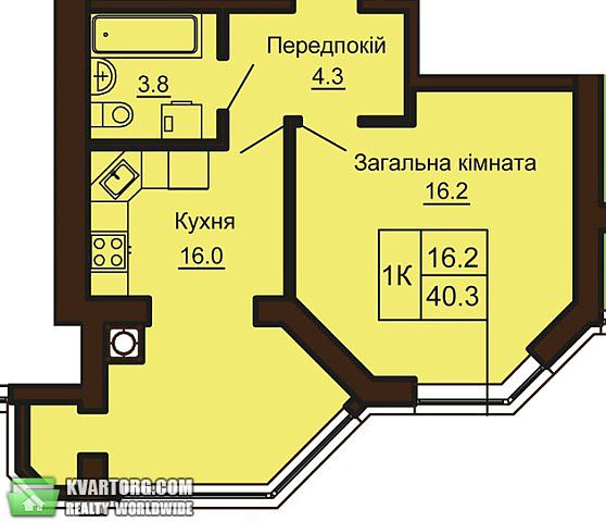 Sell 1-room apartment. Киев, Абрикосовая — photo 3