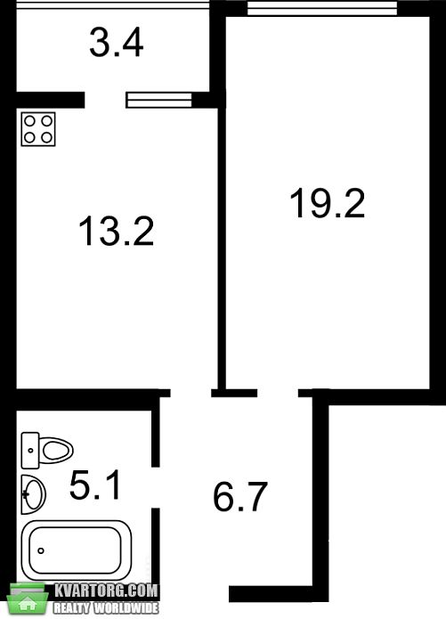 Sell 1-room apartment. Киев,  Воскресенская — photo 7