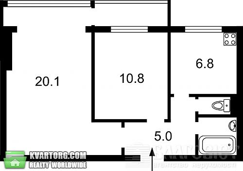 Sell 2-room apartment. Киев, Расковой — photo 2
