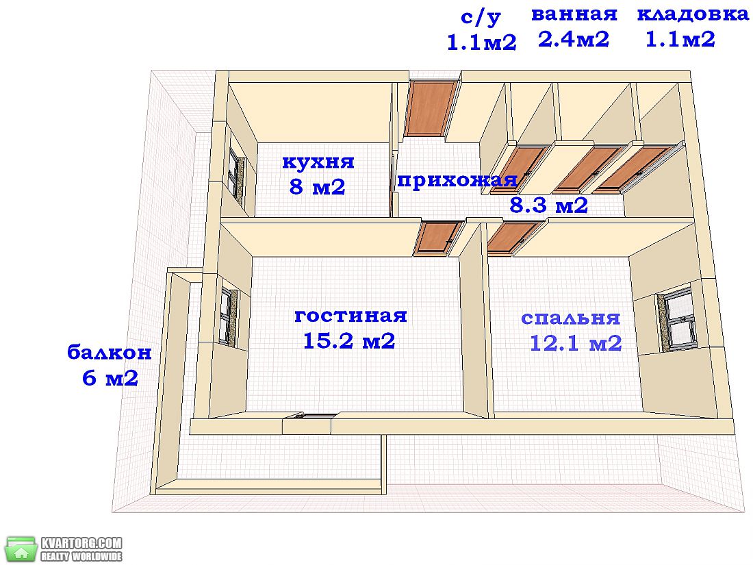 Sell 2-room apartment. Днепропетровск, Тополь — photo 1