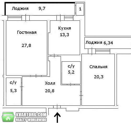 Sell 2-room apartment. Киев,  Срибнокильская — photo 4