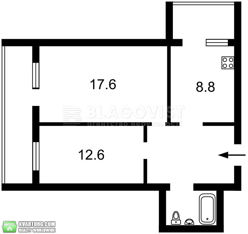 Sell 2-room apartment. Киев,  Драгоманова — photo 5