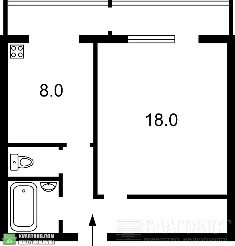 Sell 1-room apartment. Киев,  Леси Украинки бул — photo 7