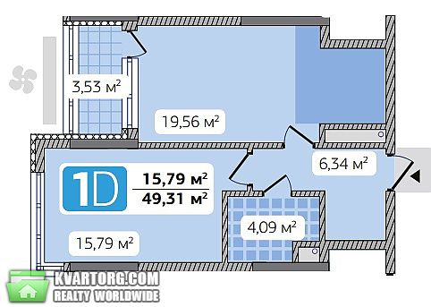 Sell 1-room apartment. Киев, Николая Бажана — photo 3