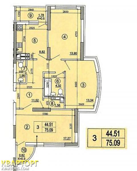 Sell 3-room apartment. Киев, Лебедева Николая — photo 3